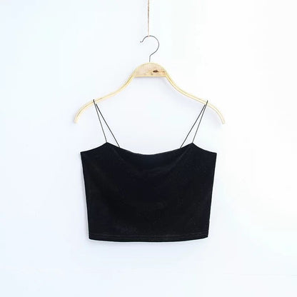 Vintage Velvet Crop Top