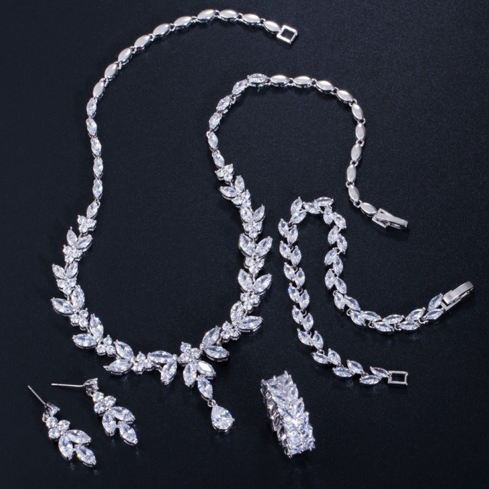 Wedding Dress Jewelry Set For Women Delicate And Shiny