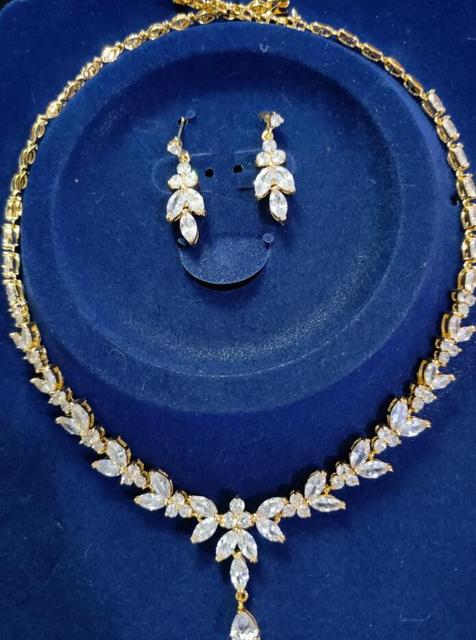 Wedding Dress Jewelry Set For Women Delicate And Shiny