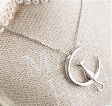 Women Chain Link Necklaces Trendy Round White Big Cubic Zirconia Charm Necklace For Women Girl Gift Jewelry